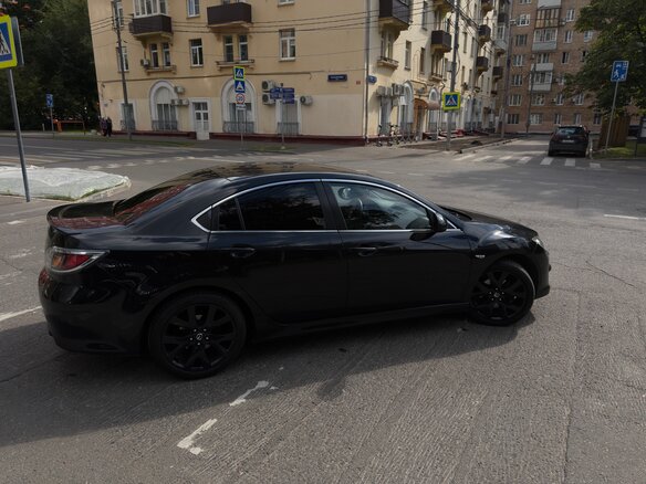 2012 Mazda 6 II (GH) Рестайлинг, чёрный, 1160000 рублей - вид 3