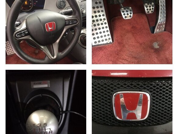 2008 Honda Civic Type R VIII, красный - вид 10