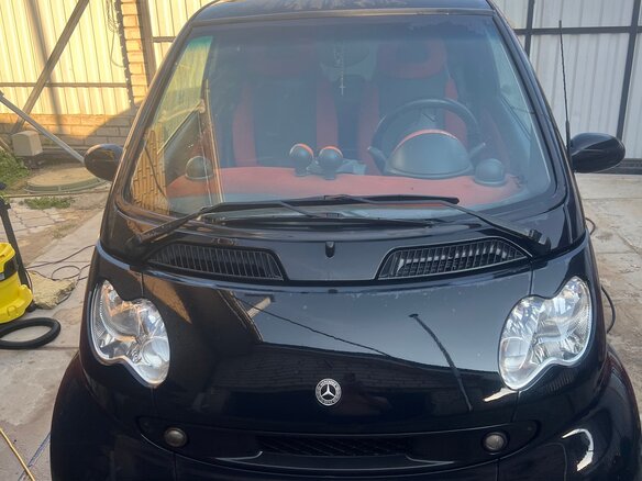 2005 Smart Fortwo I Рестайлинг, чёрный, 400000 рублей