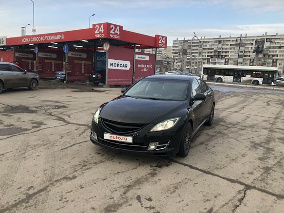 2008 Mazda 6 II (GH), чёрный, 620000 рублей - вид 9