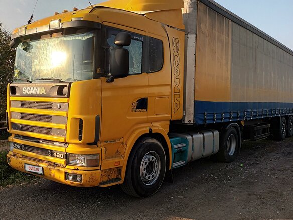 2000 Scania 4-Series, жёлтый, 1300000 рублей - вид 2
