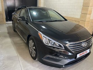 2016 Hyundai Sonata VII (LF), чёрный, 1750000 рублей, вид 2