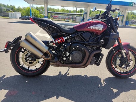 2023 Indian FTR 1200, пурпурный, 1090000 рублей, вид 2