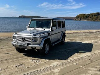 2001 Mercedes-Benz G-Класс 400 II (W463), серебристый, 1650000 рублей, вид 1