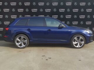 2020 Audi Q7 45 TDI II (4M) Рестайлинг, синий, 8199999 рублей, вид 4