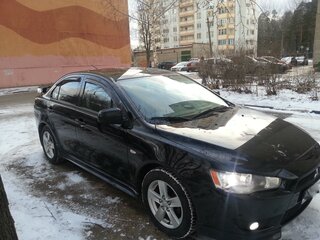 2008 Mitsubishi Lancer X, чёрный, 920000 рублей, вид 2