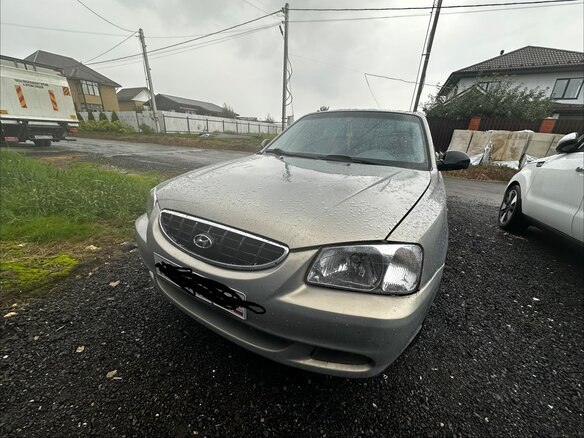 2008 Hyundai Accent ТагАЗ II, бежевый, 350000 рублей