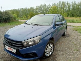 2016 Lada (ВАЗ) Vesta I, синий, 610000 рублей, вид 1