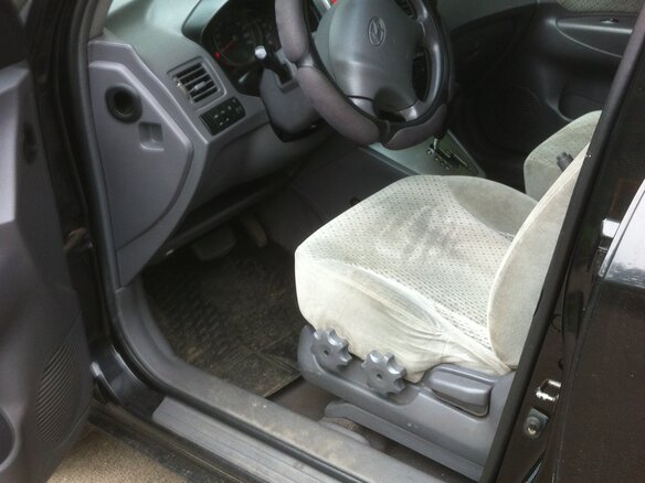 2004 Hyundai Tucson I, чёрный - вид 6