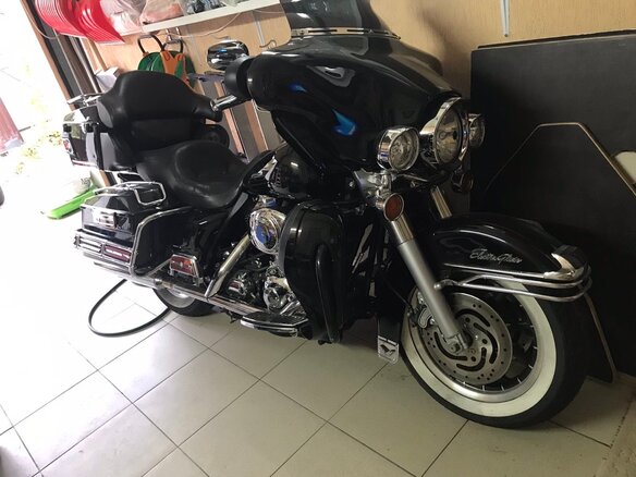 2005 Harley-Davidson Electra Glide, чёрный, 750000 рублей - вид 13