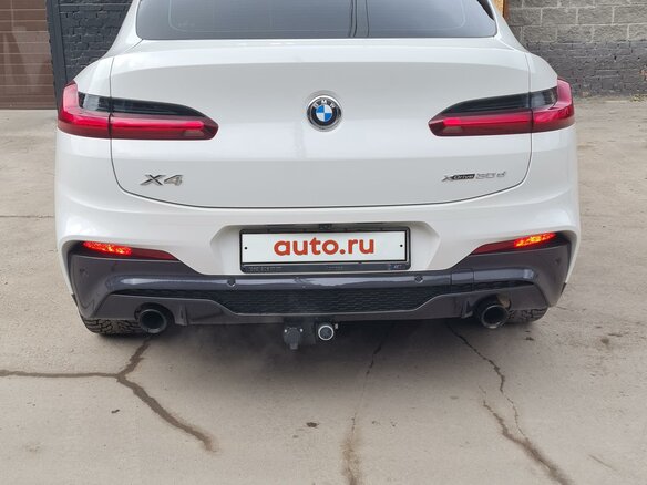 2021 BMW X4 30d II (G02), белый - вид 2