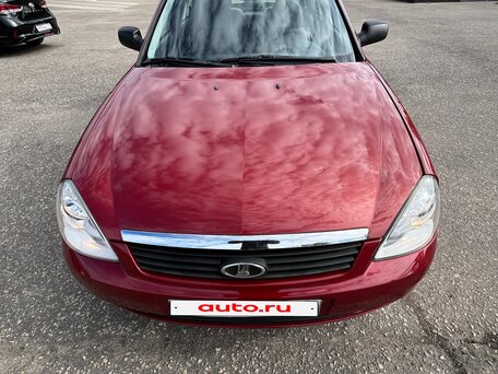 2007 Lada (ВАЗ) Priora I, красный, 320000 рублей, вид 1