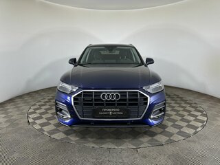 2021 Audi Q5 45 TFSI II (FY) Рестайлинг, синий, 4150000 рублей, вид 2