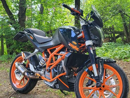 2014 KTM 390 Duke, чёрный, 370000 рублей, вид 2