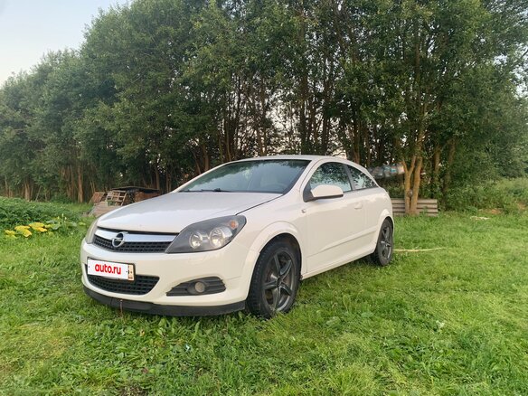 2008 Opel Astra GTC H Рестайлинг, белый, 499000 рублей