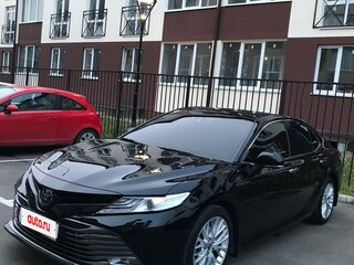 2021 Toyota Camry VIII (XV70), чёрный, 3800000 рублей, вид 2