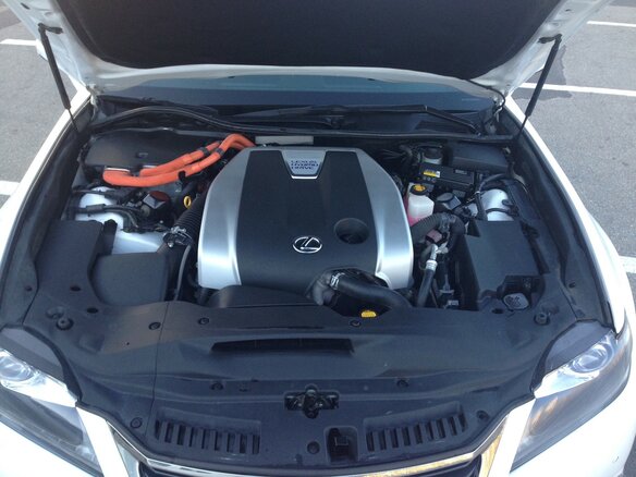 2012 Lexus GS 450h IV, белый - вид 4