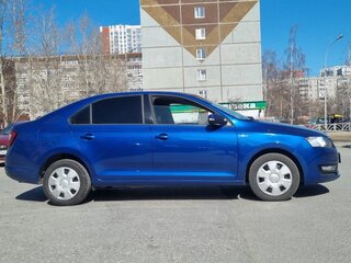 2018 Skoda Rapid I Рестайлинг, синий, 1399000 рублей, вид 3