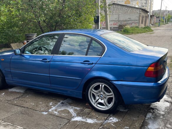 2003 BMW 3 серии 318i IV (E46) Рестайлинг, синий, 500000 рублей - вид 8