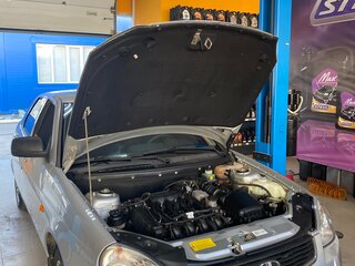 2014 Lada (ВАЗ) Priora I Рестайлинг, серебристый, 460000 рублей, вид 5