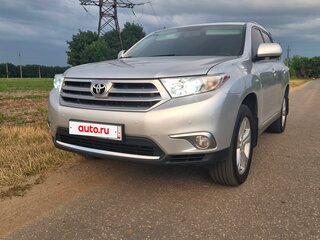 2012 Toyota Highlander II (XU40) Рестайлинг, серебристый, 2200000 рублей, вид 1