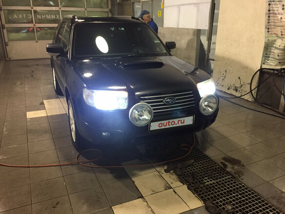 2007 Subaru Forester II Рестайлинг, чёрный - вид 9