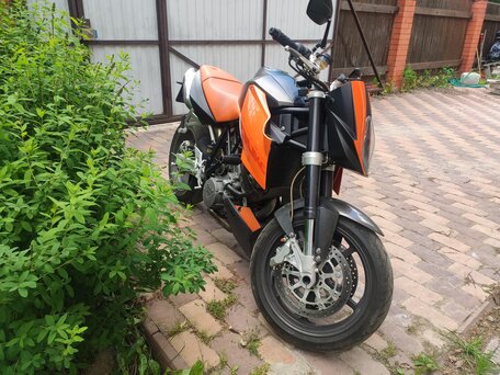 2007 KTM 990 Super Duke, оранжевый, 500000 рублей, вид 1