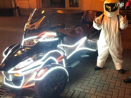 2014 BRP Can-Am Spyder, чёрный, 1615000 рублей, вид 4