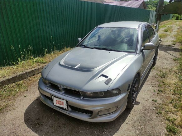 2002 Mitsubishi Galant VIII Рестайлинг, серый - вид 2