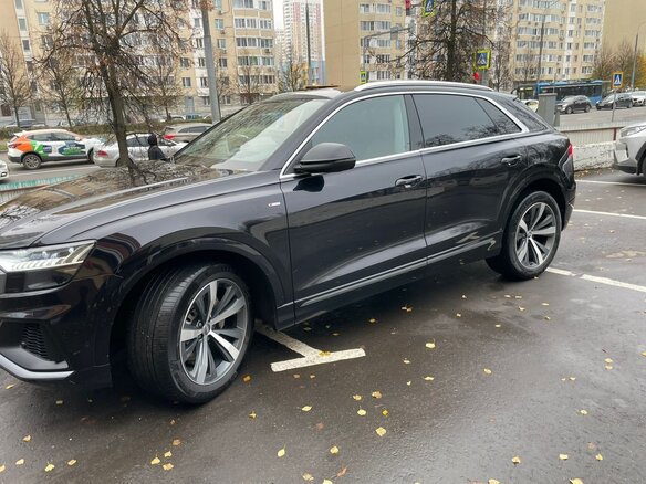2018 Audi Q8 55 TFSI I (4M), чёрный, 6300000 рублей - вид 6