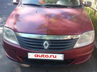 2011 Renault Logan I Рестайлинг, красный, 330000 рублей, вид 4