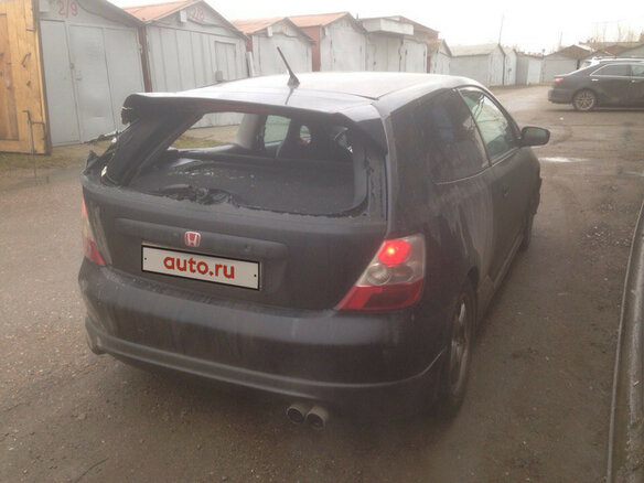 2004 Honda Civic Type R VII Рестайлинг, чёрный - вид 6