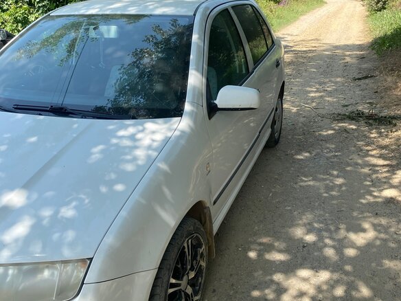 2003 Skoda Fabia I, белый, 300000 рублей