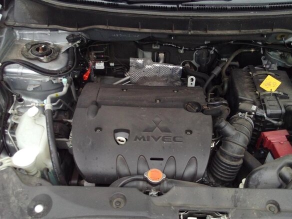2012 Mitsubishi ASX I, серый, 1300000 рублей - вид 8