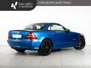 2002 Mercedes-Benz SLK-Класс 230 I (R170) Рестайлинг, синий, 1150000 рублей, вид 3