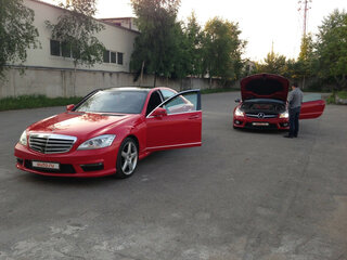 2008 Mercedes-Benz S-Класс 320 Long V (W221), красный, 3500000 рублей, вид 2