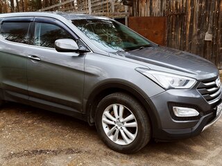 2013 Hyundai Santa Fe III, серый, 1380000 рублей, вид 4