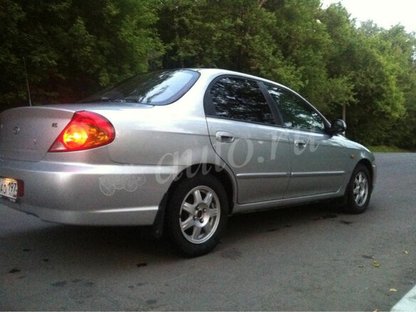 2007 Kia Spectra I Рестайлинг 2, серебристый