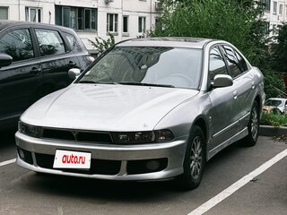 2001 Mitsubishi Galant VIII Рестайлинг, серебристый, 350000 рублей, вид 1