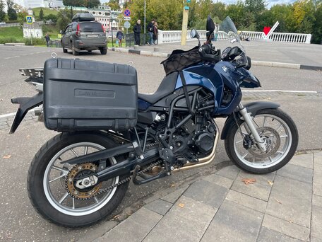 2011 BMW F 650 GS, фиолетовый, 440000 рублей, вид 2