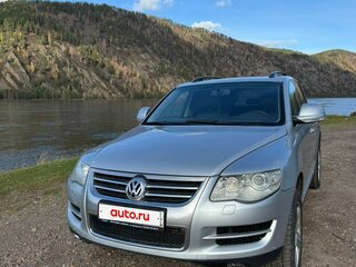 2007 Volkswagen Touareg I Рестайлинг, серебристый, 1200000 рублей, вид 1