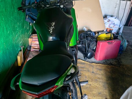 2014 Kawasaki ER-6F (Ninja 650R), зелёный, 620000 рублей, вид 2