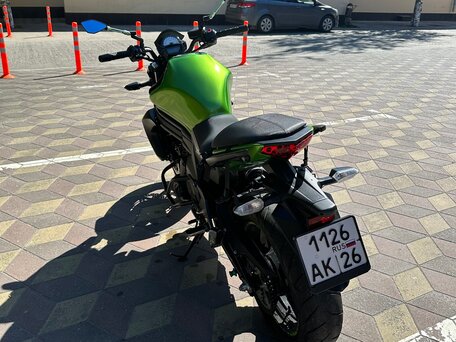 2015 Kawasaki ER-6N, зелёный, 600000 рублей, вид 3