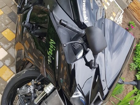 2007 Kawasaki ZX-6 Ninja, чёрный, 550000 рублей, вид 2
