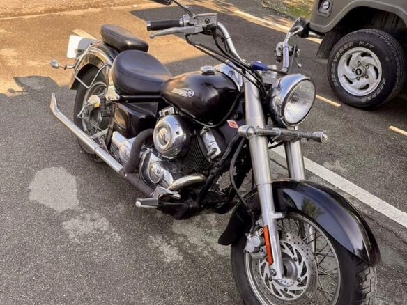 2000 Yamaha XVS400 Drag Star, чёрный, 350000 рублей - вид 2
