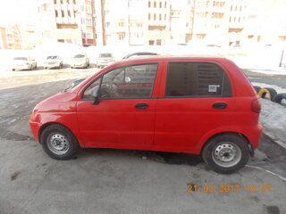 2010 Daewoo Matiz I Рестайлинг, красный, 160000 рублей, вид 3
