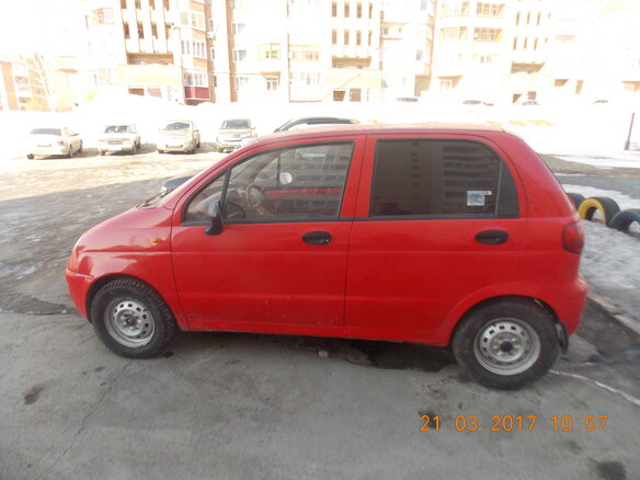 2010 Daewoo Matiz I Рестайлинг, красный, 160000 рублей - вид 2