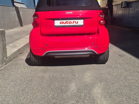 2014 Smart Fortwo II, красный, 1330000 рублей - вид 3