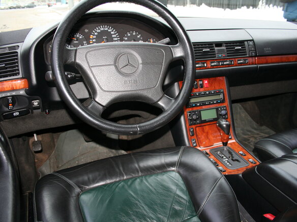 1998 Mercedes-Benz S-Класс 500 III (W140) Рестайлинг, чёрный - вид 7