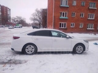 2017 Hyundai Sonata LPi VII (LF) Рестайлинг, белый, 1750000 рублей, вид 2